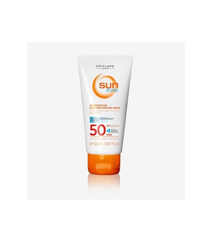 کرم ضدآفتاب بدون رنگ سان زون SPF50